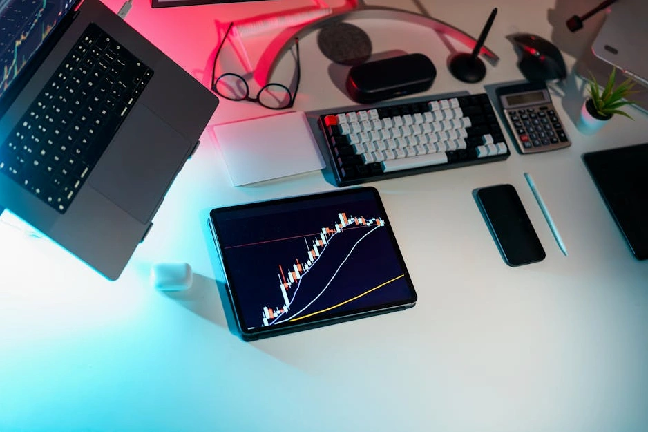 Dashboard showing business growth analytics after digital transformation